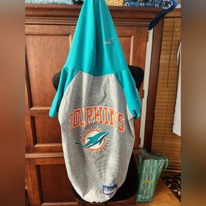 Miami Dolfin Dog hoodie